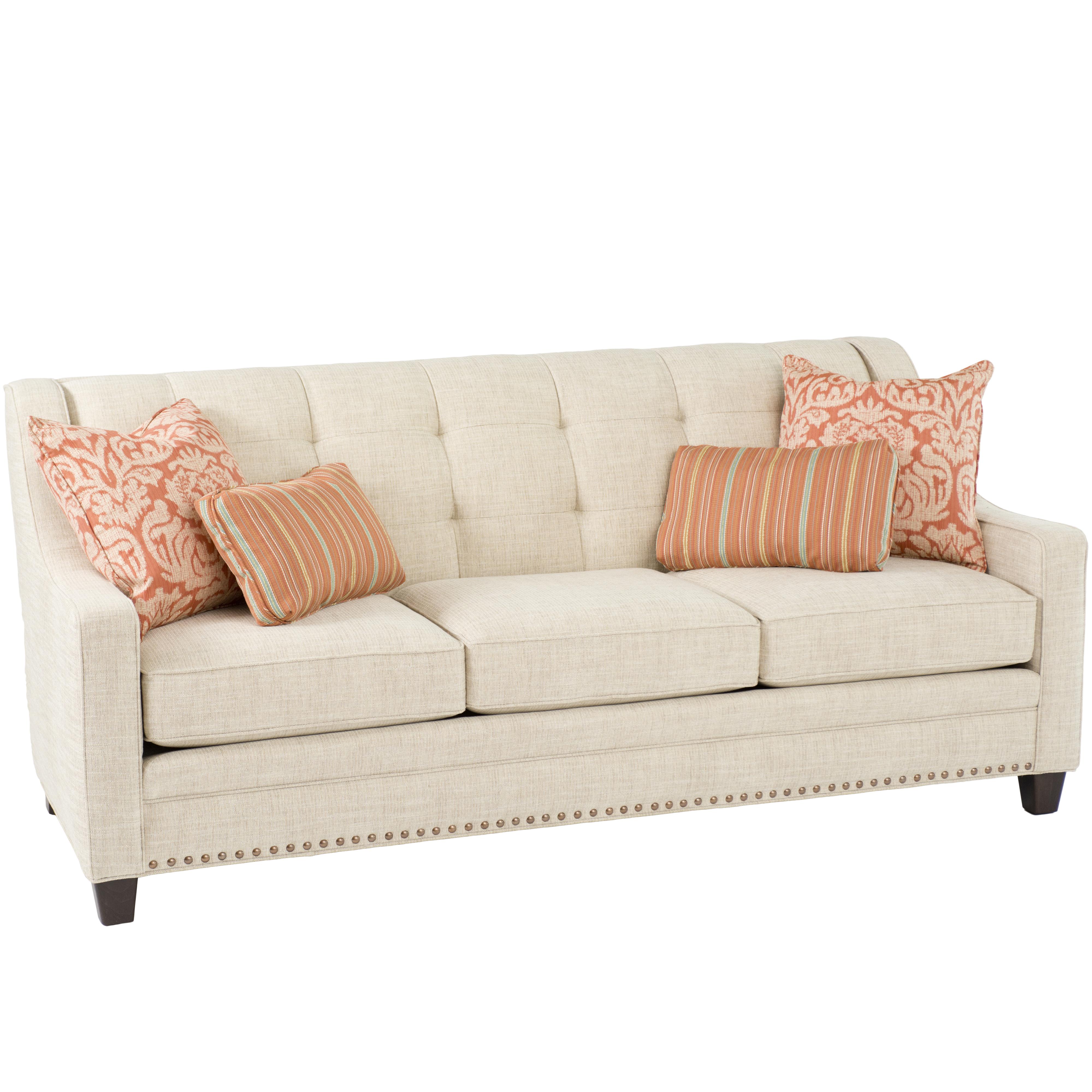Smith Brothers 203 Transitional Sofa With Tufting Johnny Janosik Sofas